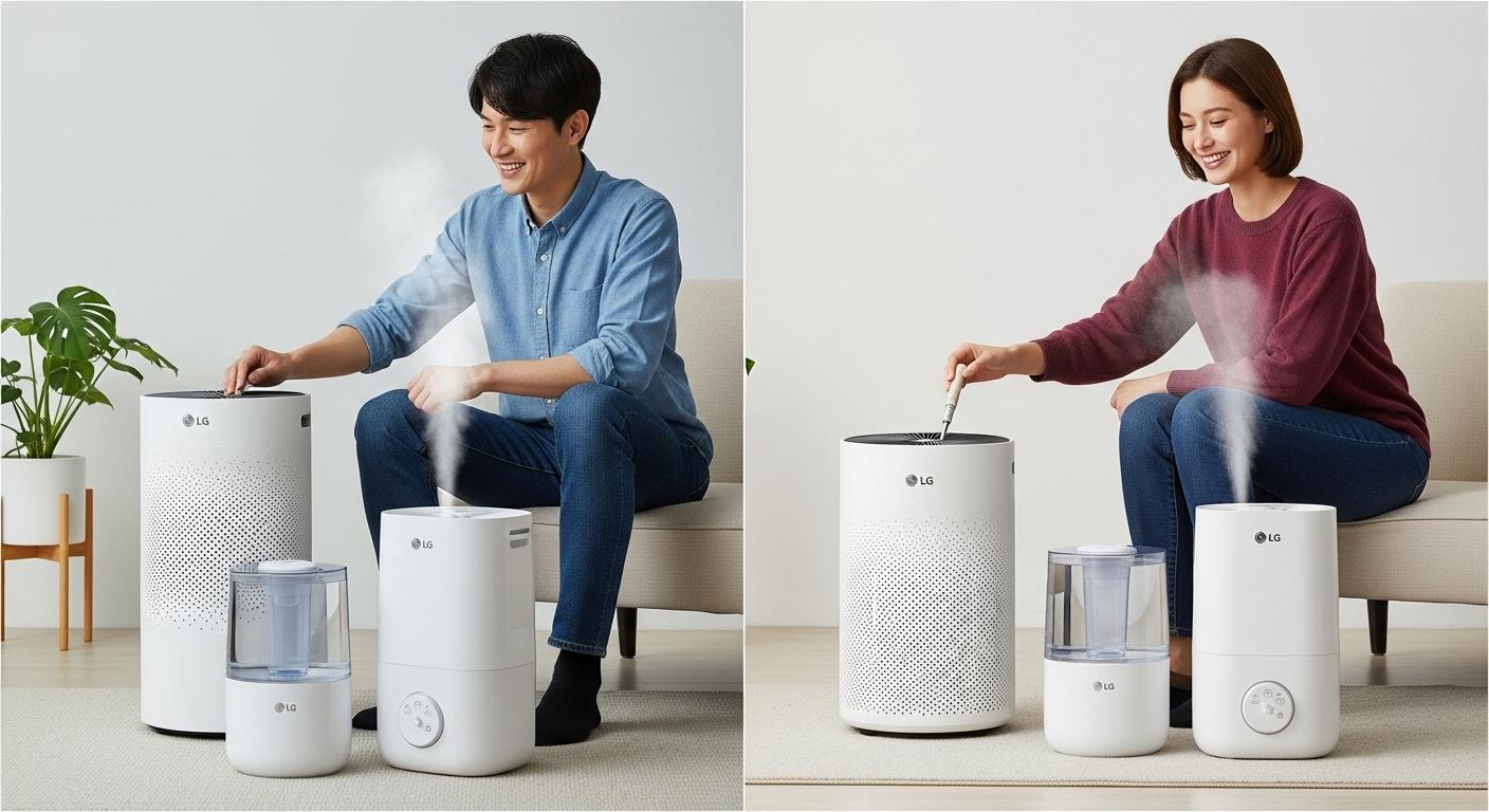 엘지 공기청정기 가습기