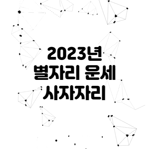 2023년 별자리 운세 - 사자자리 전체운세