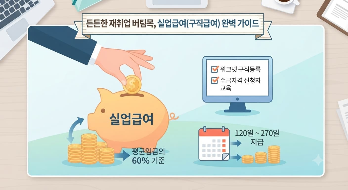 실업급여 수급 자격 조건 및 신청 절차 완벽 가이드 요약