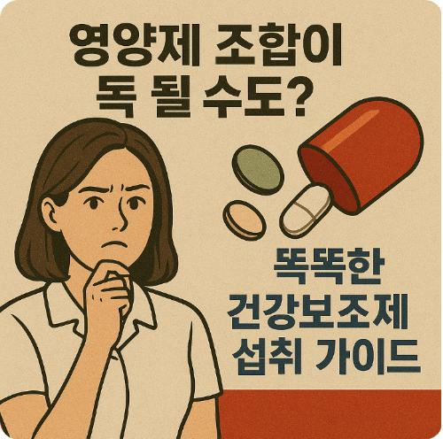 똑똑한 건강보조제 섭취 가이드