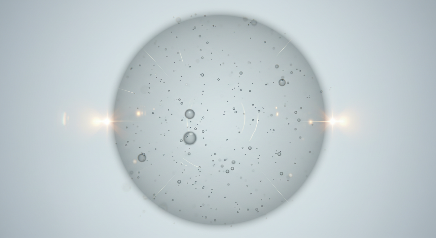 유리체 후박리 증상 예시 사진