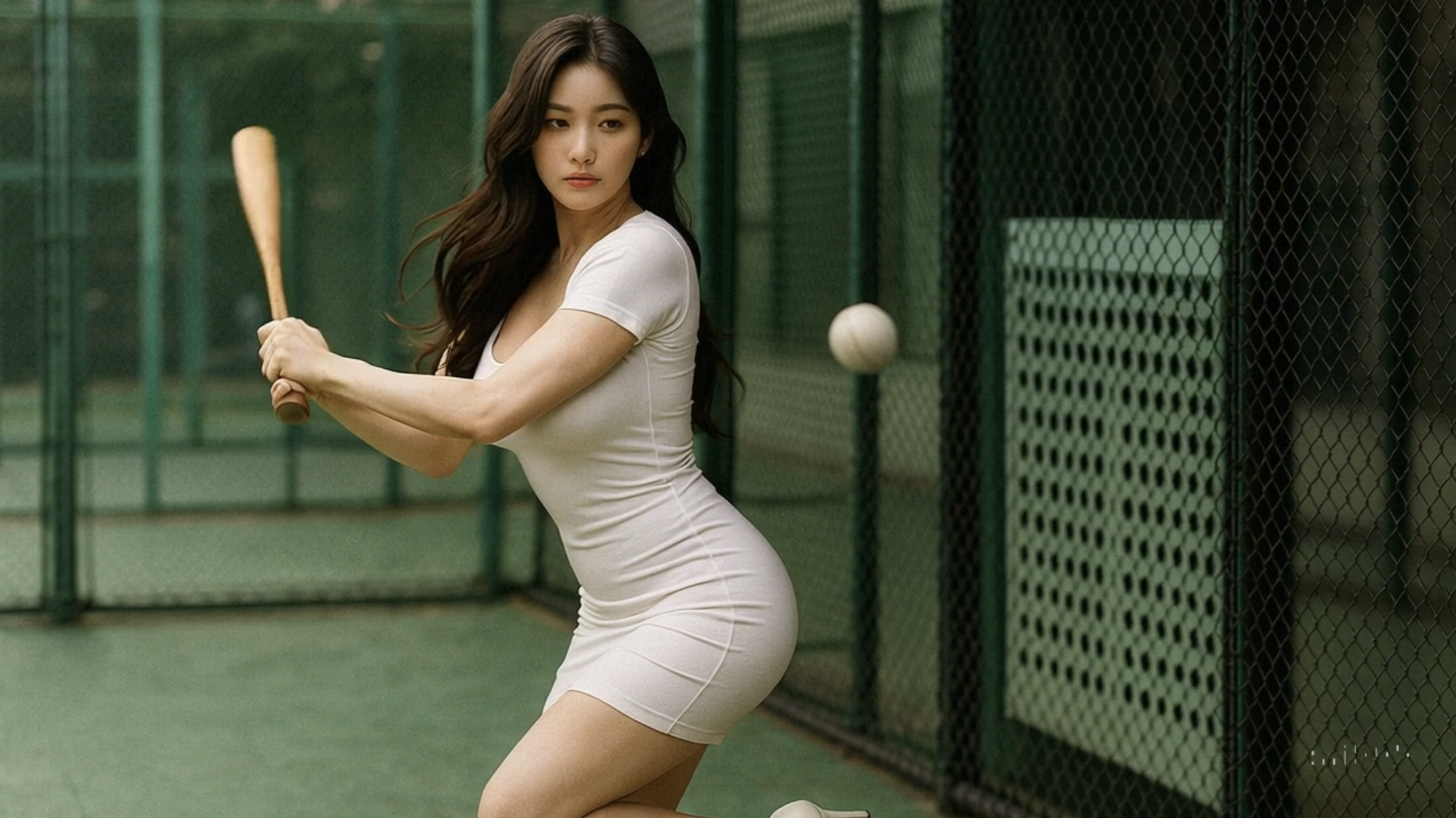 여성도 즐기는 야구에 관련된 사진