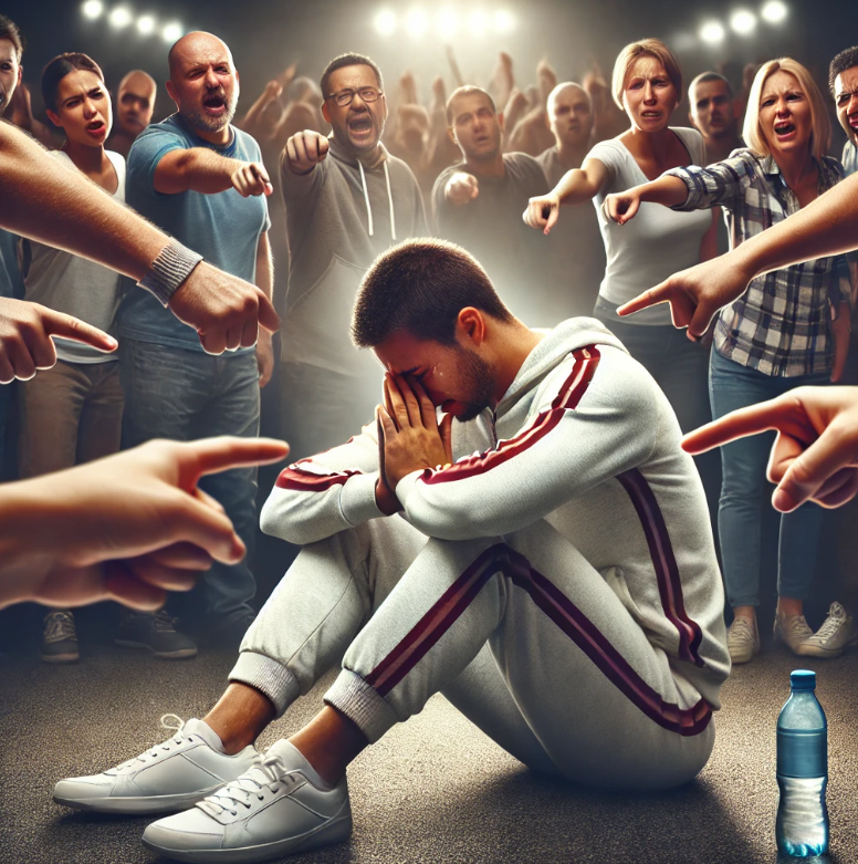 도핑에 적발되 비난을 받는 운동선수 관련 이미지