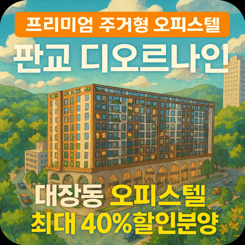 판교 디오르나인 오피스텔