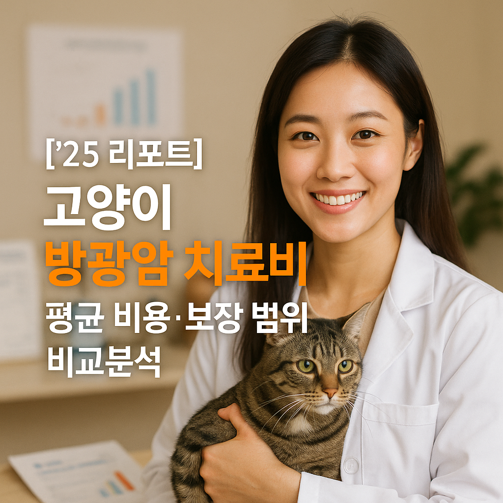 [&rsquo;25 리포트] 고양이 방광암 치료비 &ndash; 평균 비용&middot;보장 범위 비교분석
