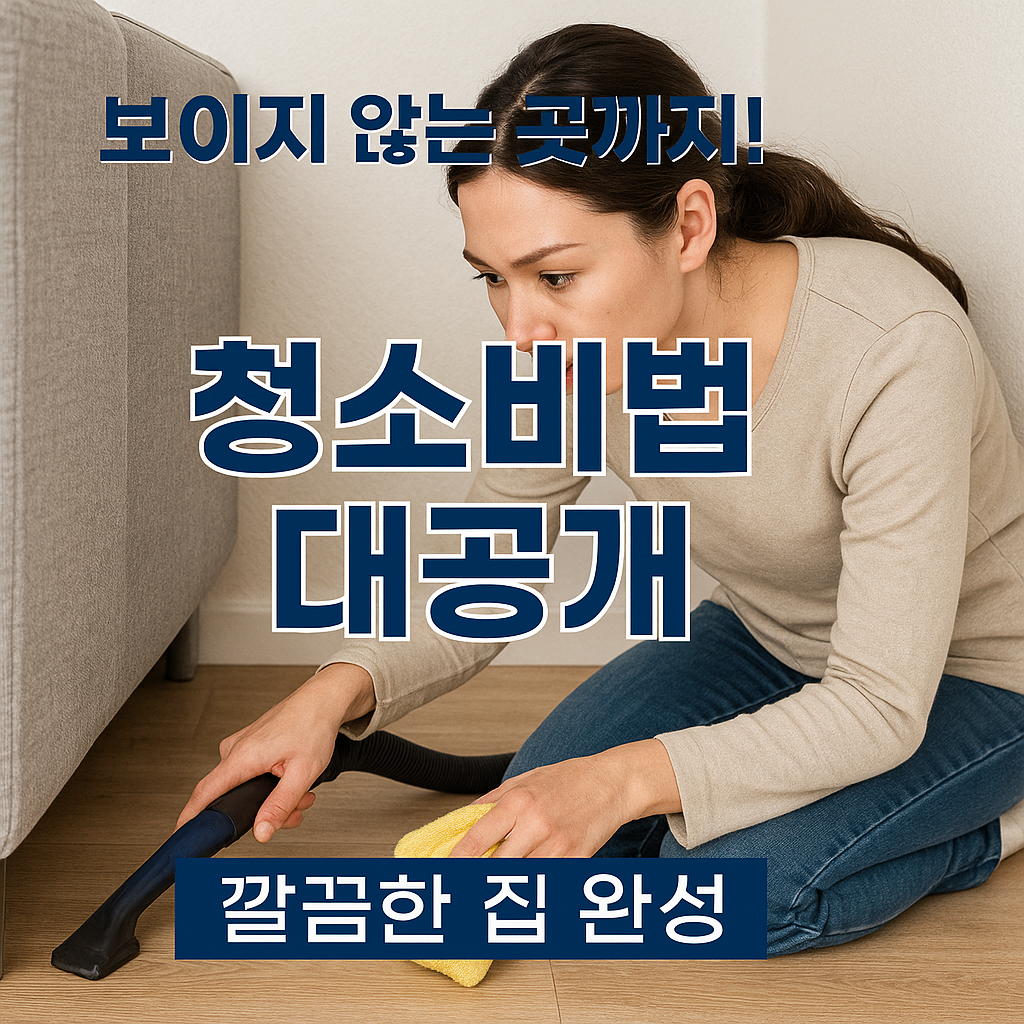 [3편] 청소비법 대공개! 안보이던 곳까지 싹