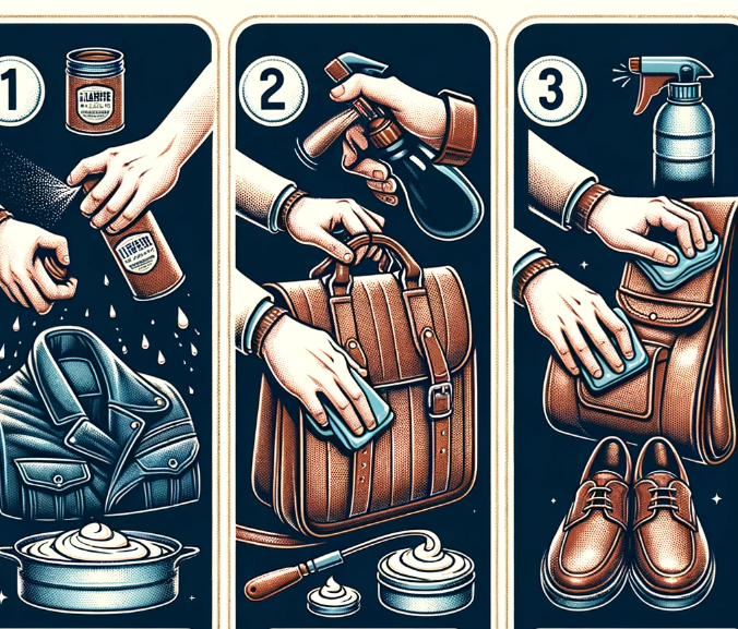 방수 스프레이, 가죽크림, 가죽 클리너 활용가이드