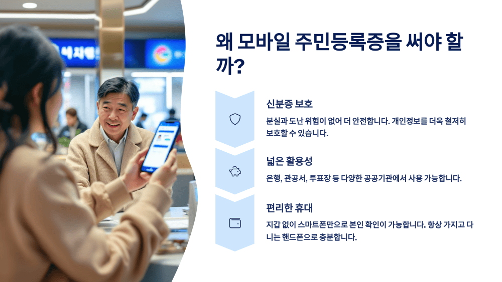 왜 모바일 주민등록증을 써야 할까?