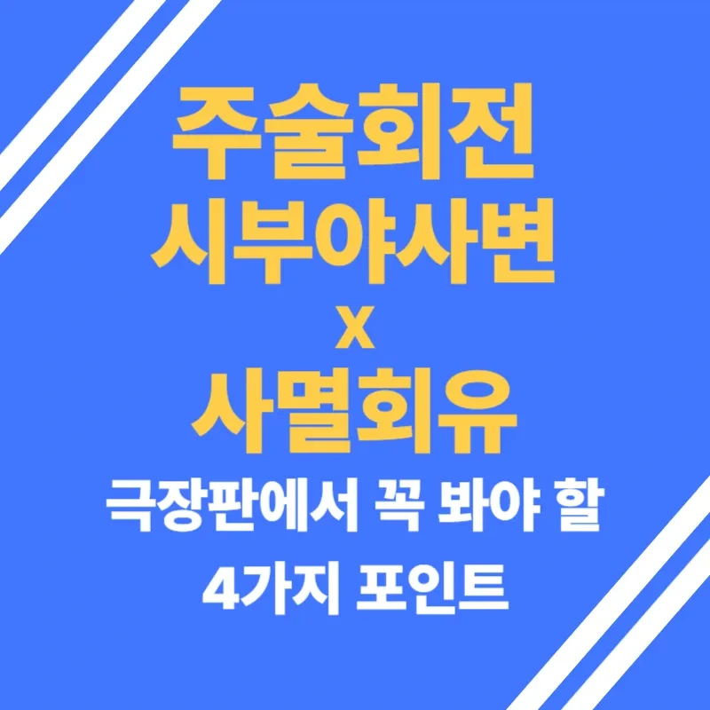 주술회전 사멸회유