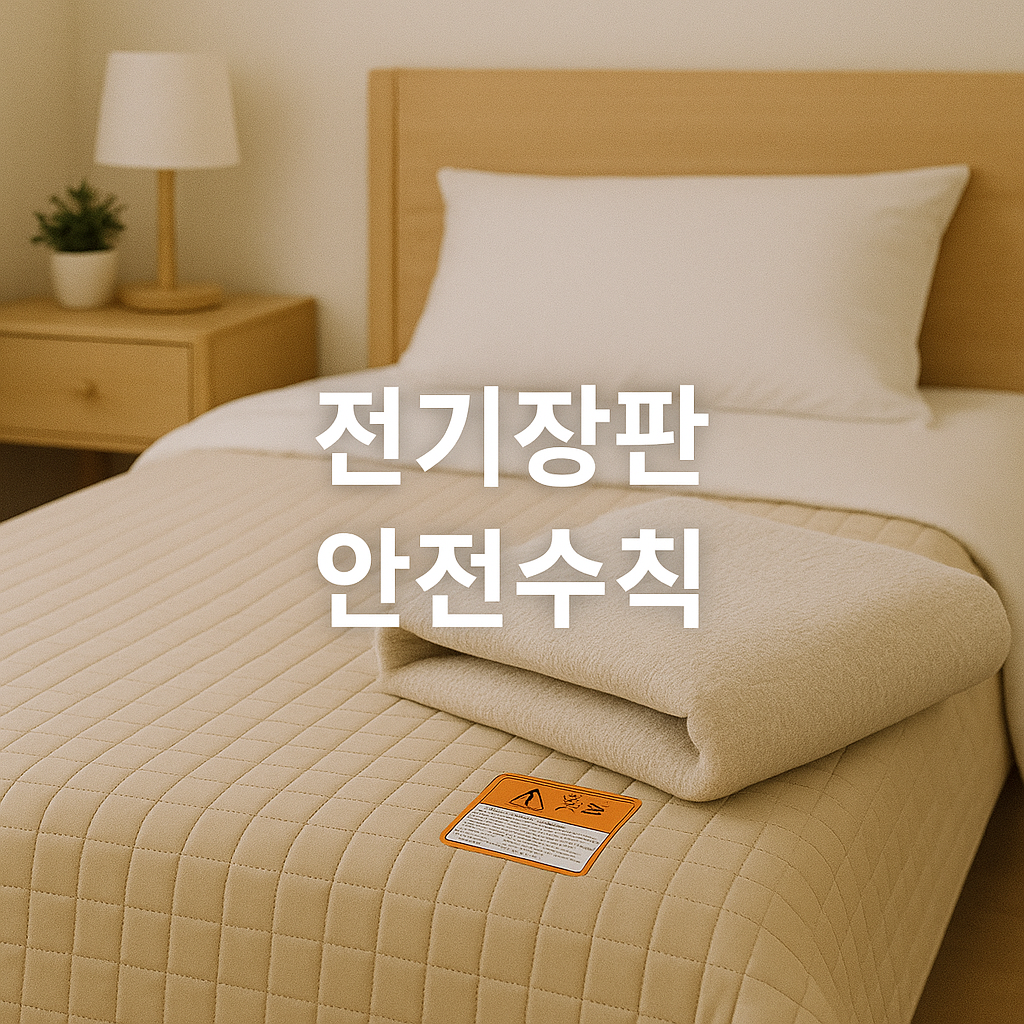 겨울철 전기장판 안전하게 사용하는 방법 🔌❄️