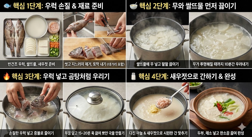 우럭지리 황금레시피