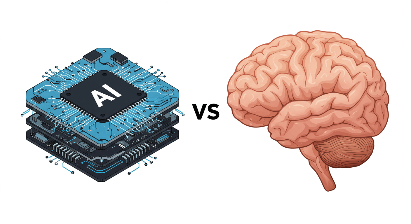 AI와 인간 뇌의 차이