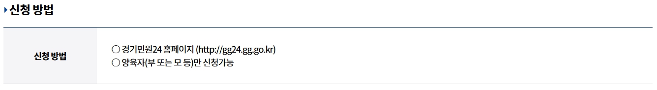 경기도 조부모돌봄수당