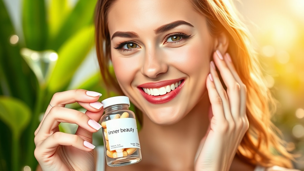 피부 속 광채가 느껴지는 밝고 건강한 여성의 얼굴