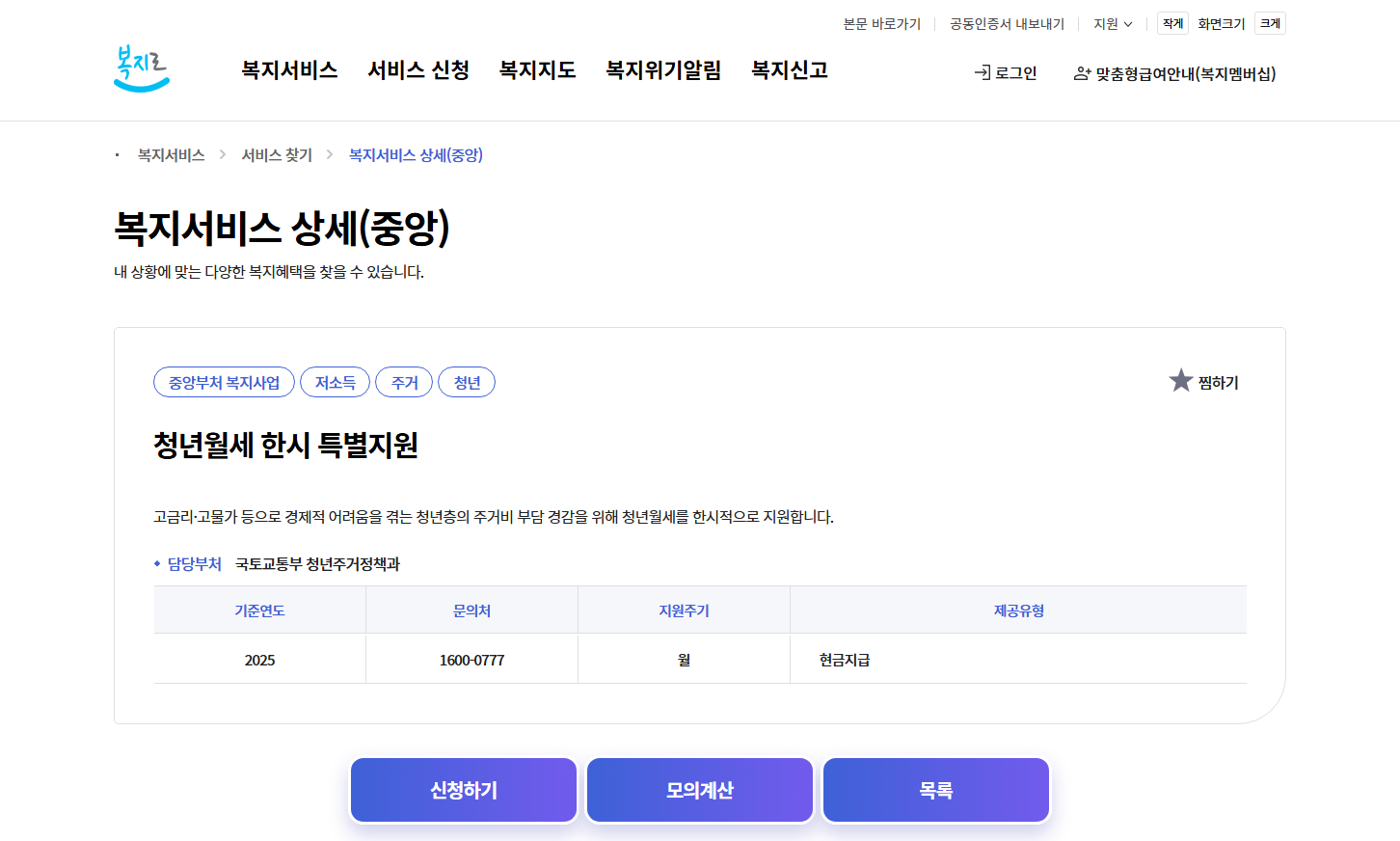 청년 월세 지원 신청방법 및 조건 총정리
