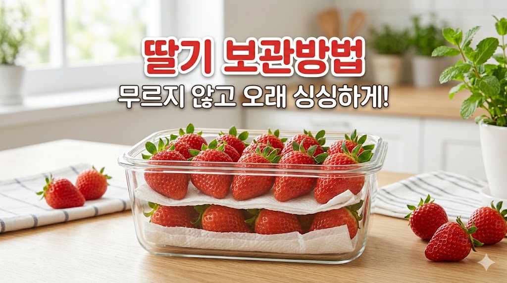 딸기 보관방법