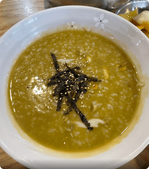 중문 수두리 보말칼국수 전복죽