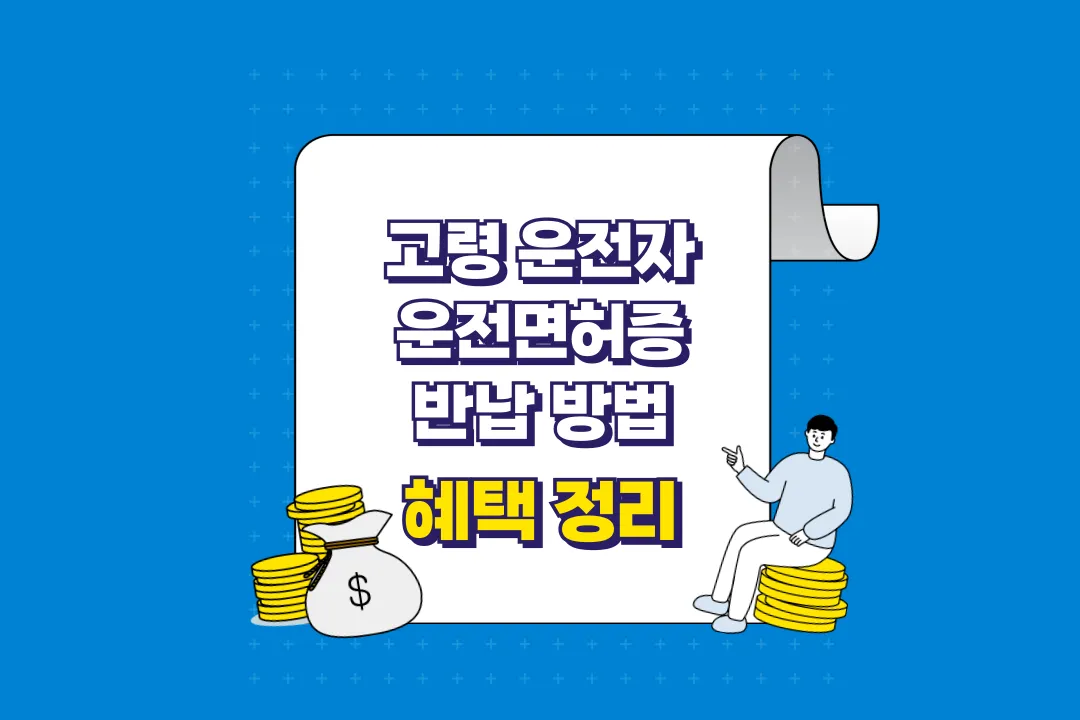 고령자 운전면허증 반납 방법