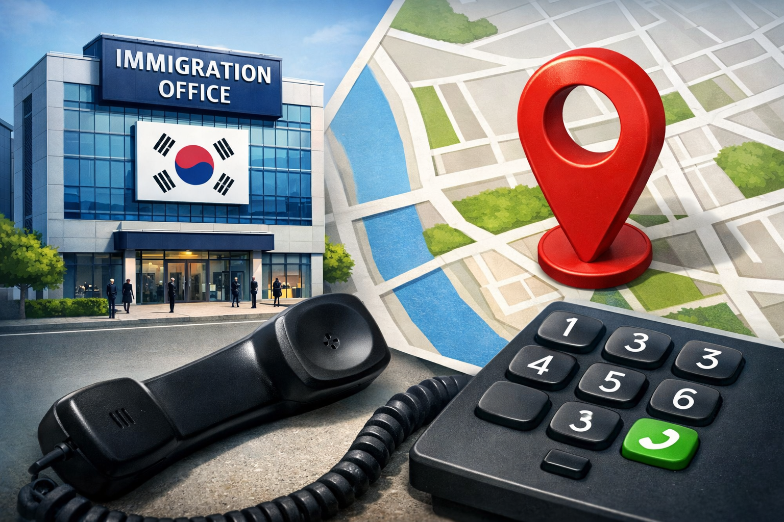 출입국관리사무소 위치&middot;전화번호 총정리｜1345 상담원 연결, 업무시간, 가는방법까지 관련 사진