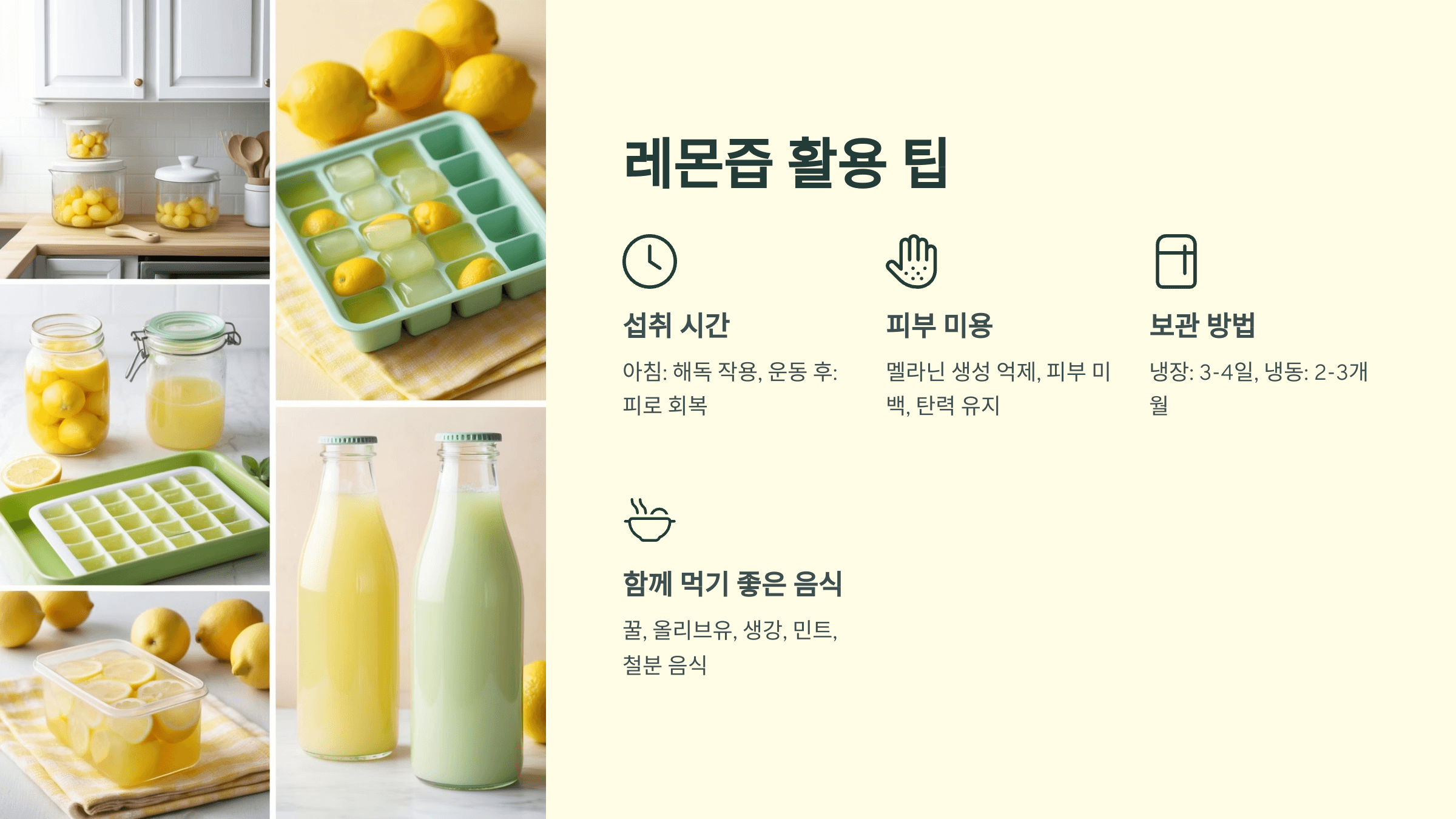 레몬즙 사진입니다.