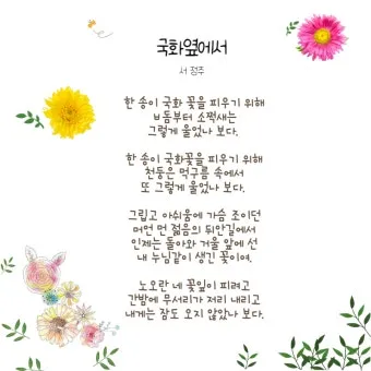 가을 시 모음 5편 추천 선별_11