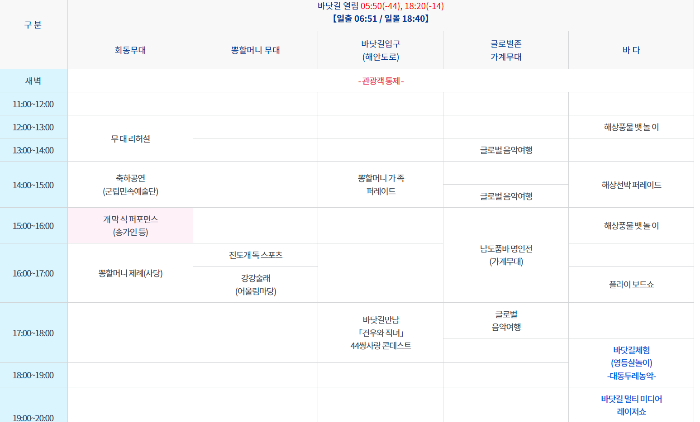 진도신비의바닷길