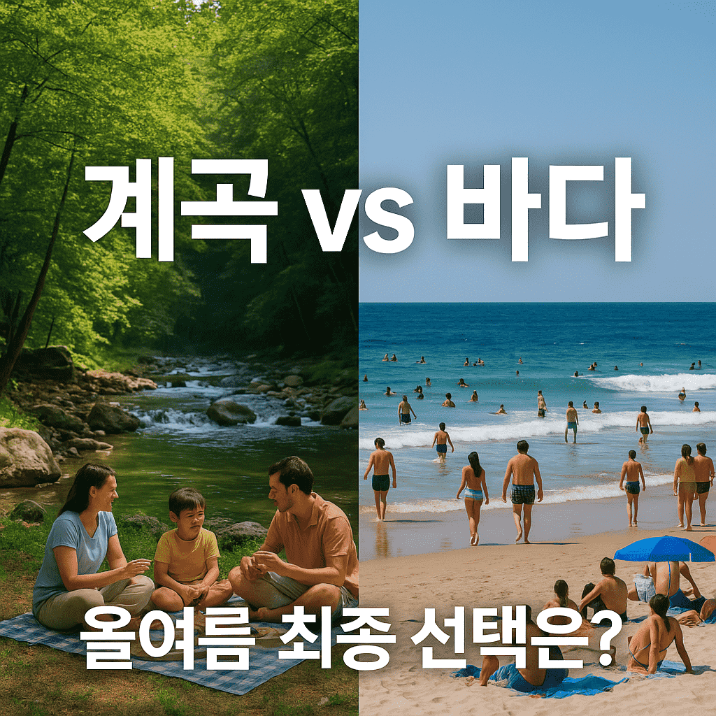 여름 피서지 추천 ❘ 계곡 vs 바다 어디가 더 좋을까?