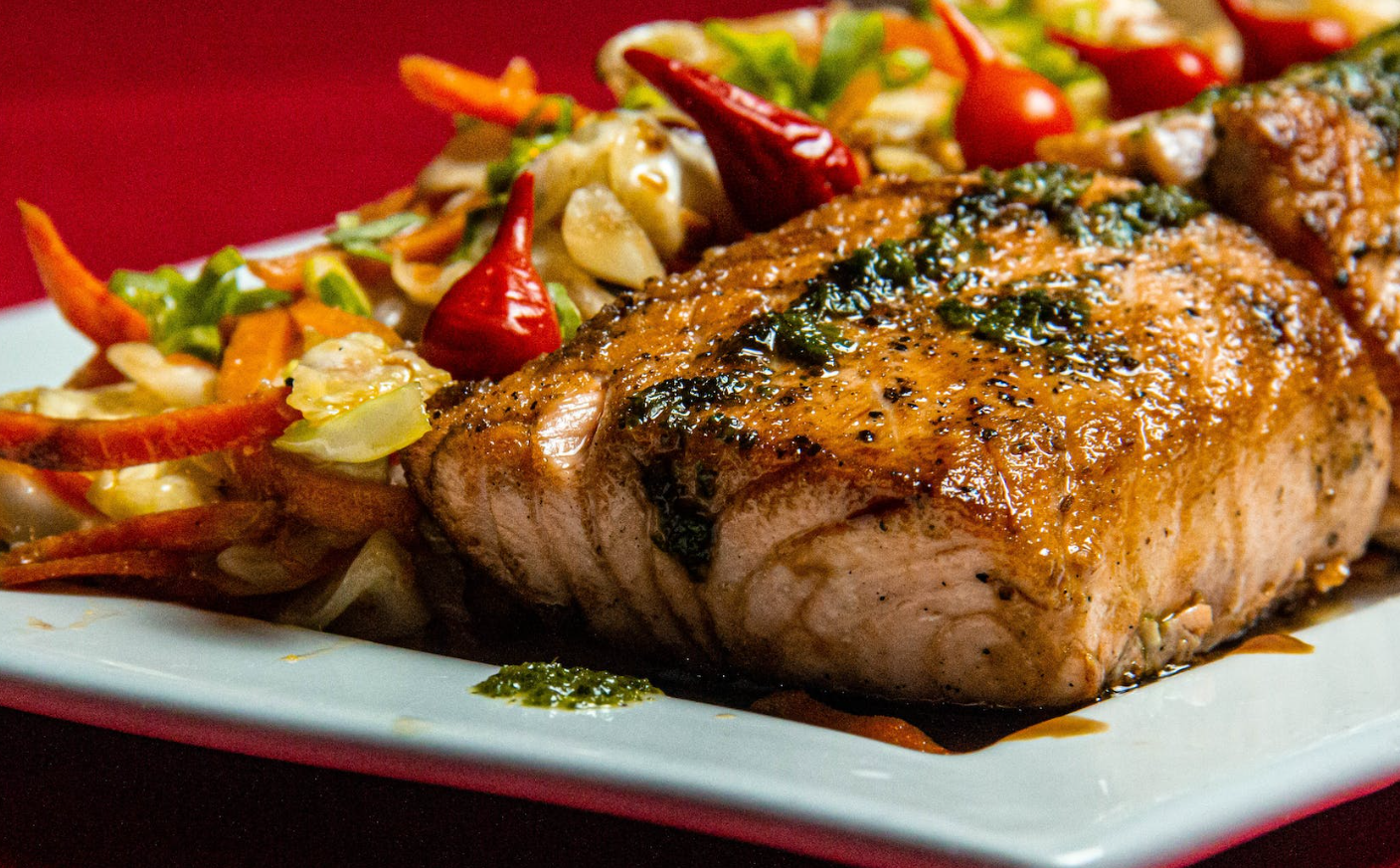 체지방 감량을 식단5가지 제안 연어