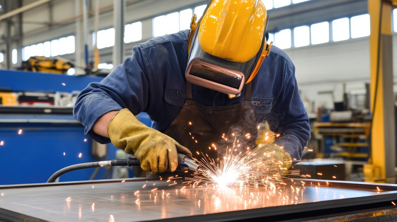 금속 제련 현장