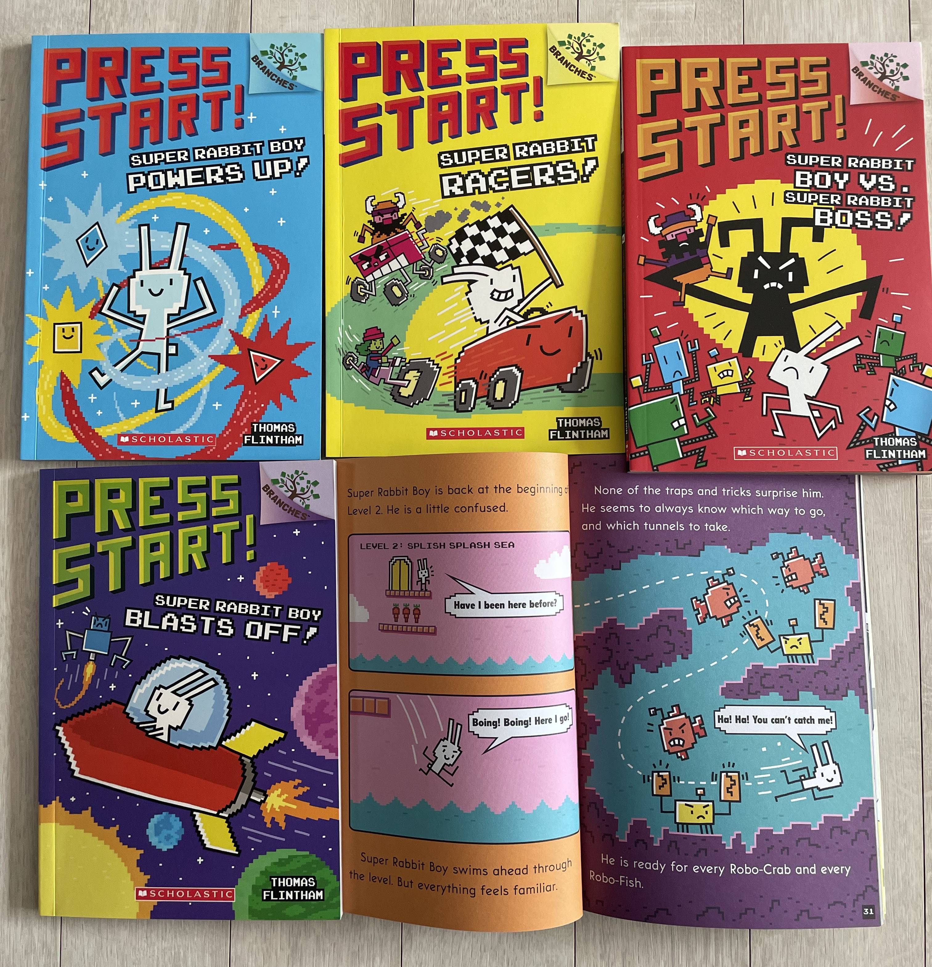 Press Start 표지와 본문