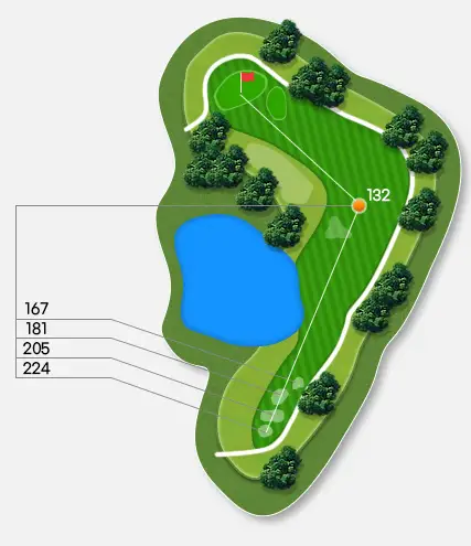 출처 : 한탄강CC, 마운틴코스 7번홀, 8번홀
