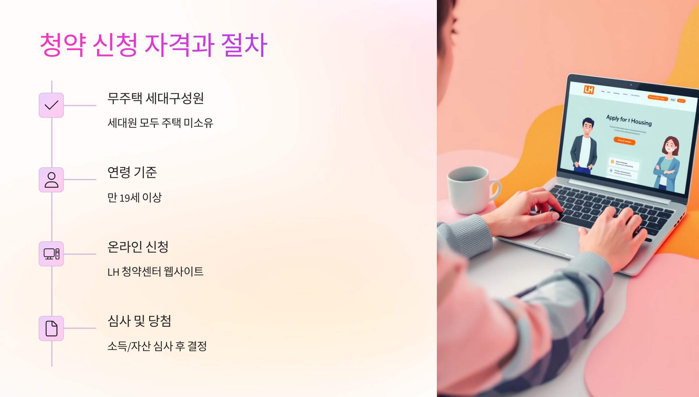 📝 청약 신청 자격과 절차