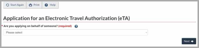 캐나다 비자 발급 순서