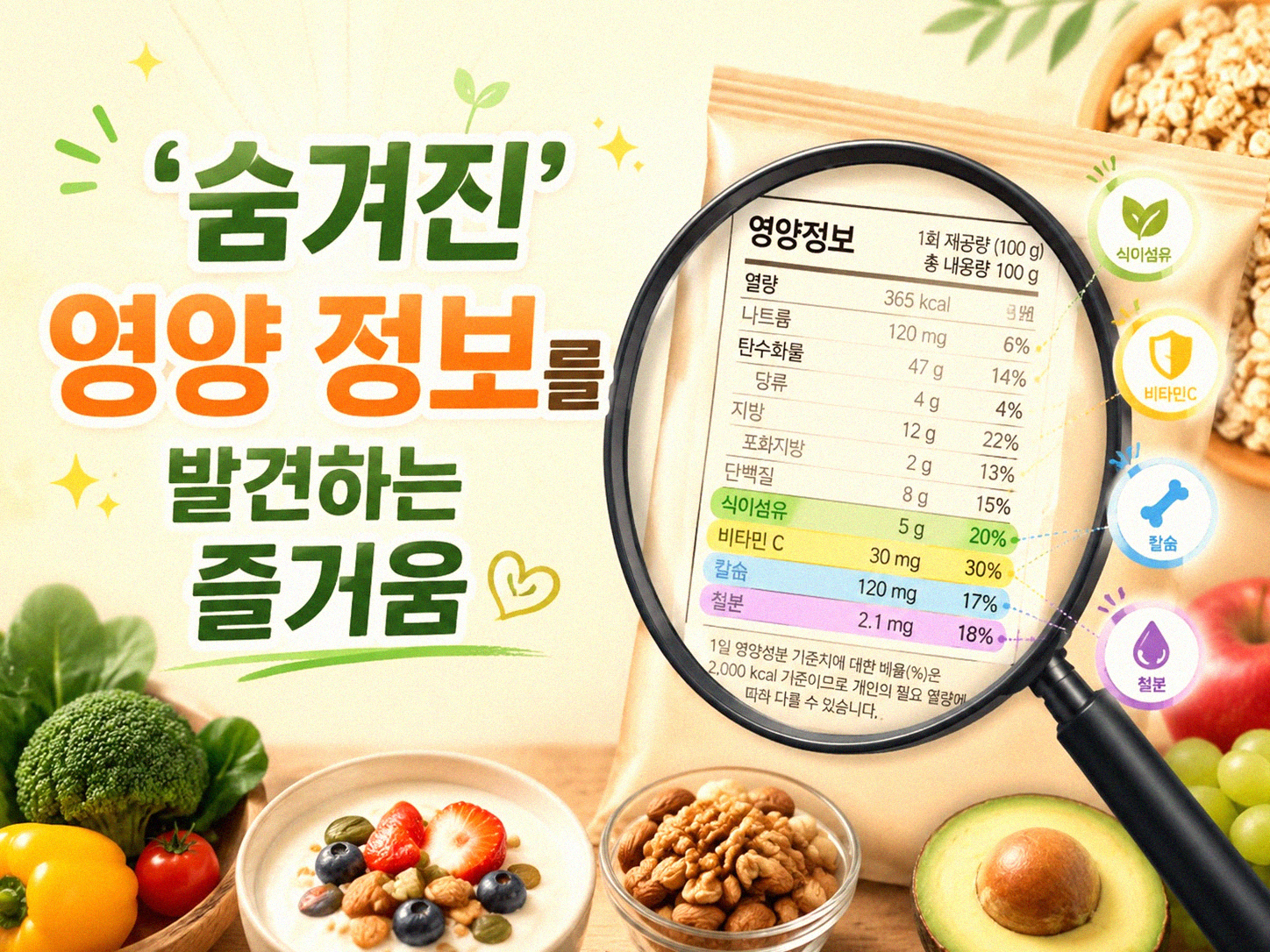 가공식품 성분표, 읽기 시작하면 보이는 것들