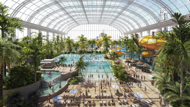 화성국제테마파크 복합개발사업 스타베이 시티 단지 내 조감도.