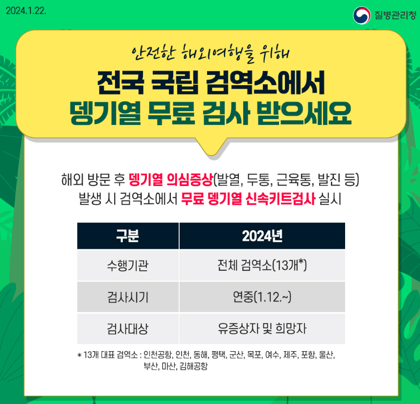 뎅기열 증상