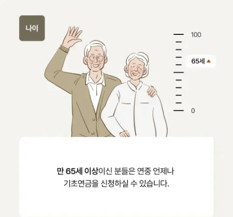 기초연금 수급자격