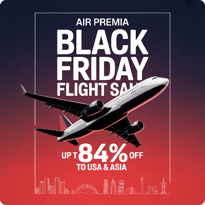 에어프레미아 블랙 프라이데이 특가 항공권 할인 이미지