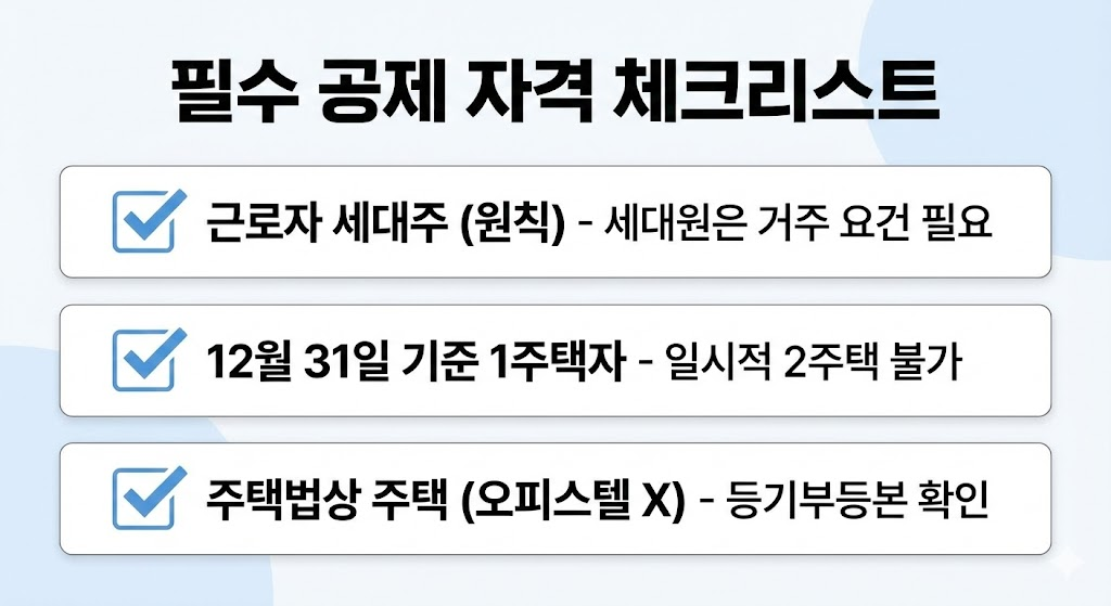 주택담보대출 이자 공제