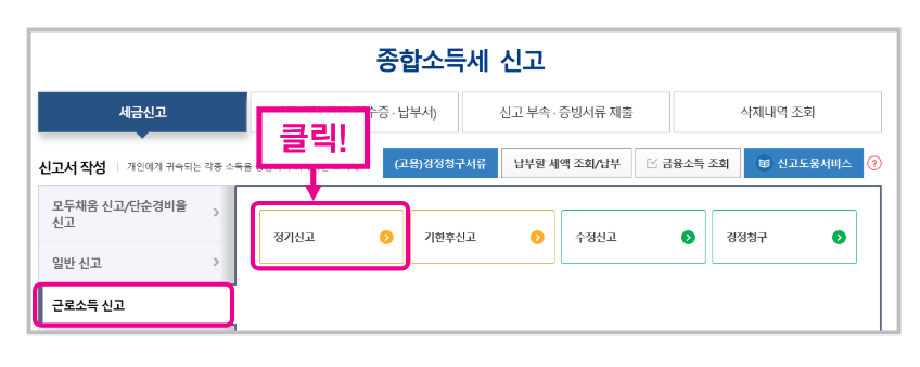 종합소득세 신고방법
