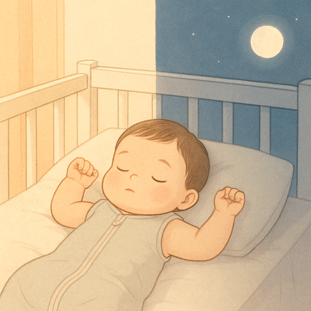 신생아의 낮잠과 밤잠 이미지