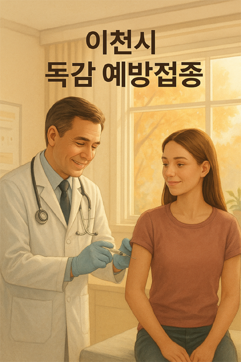 이천시 독감 예방접종 이미지