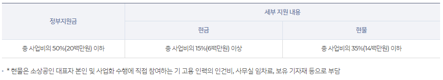 폐업 자영업자 소상공인 지원금: 재창업 사업화 지원금