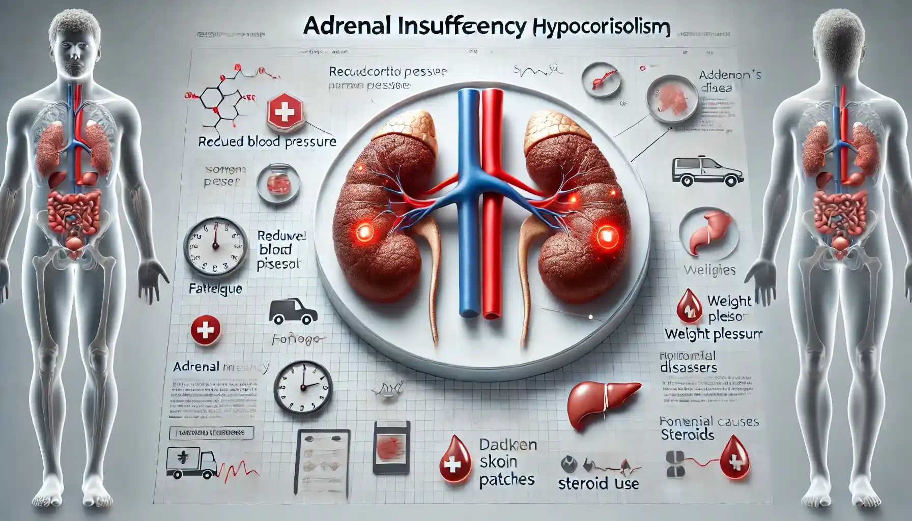 부신피질 기능저하증 관련 이미지