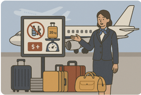 항공사 위탁수하물 규정 총정리 – 금지품목과 초과 수수료 안내 관련 사진
