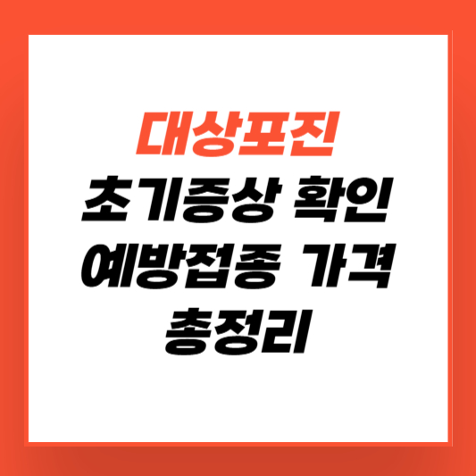 대상포진 초기증상
