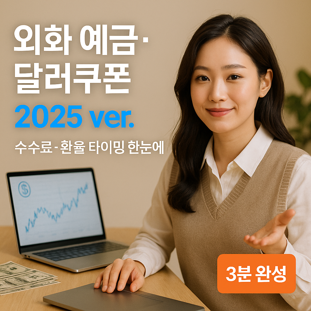 외화 예금&middot;달러쿠폰 2025 ver. ｜ 실사용 조합&middot;환차익 꿀팁