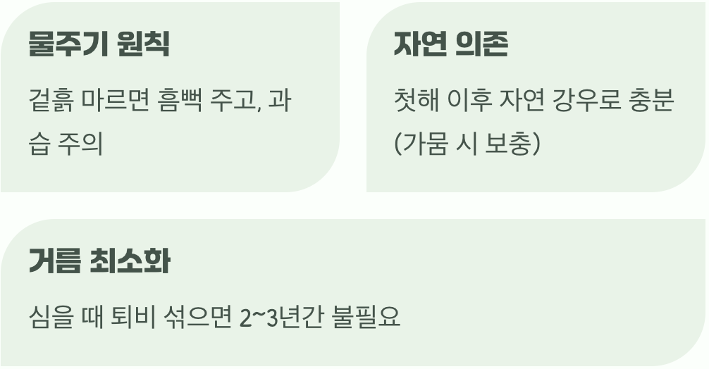 물과 거름, 과하면 탈이 나요