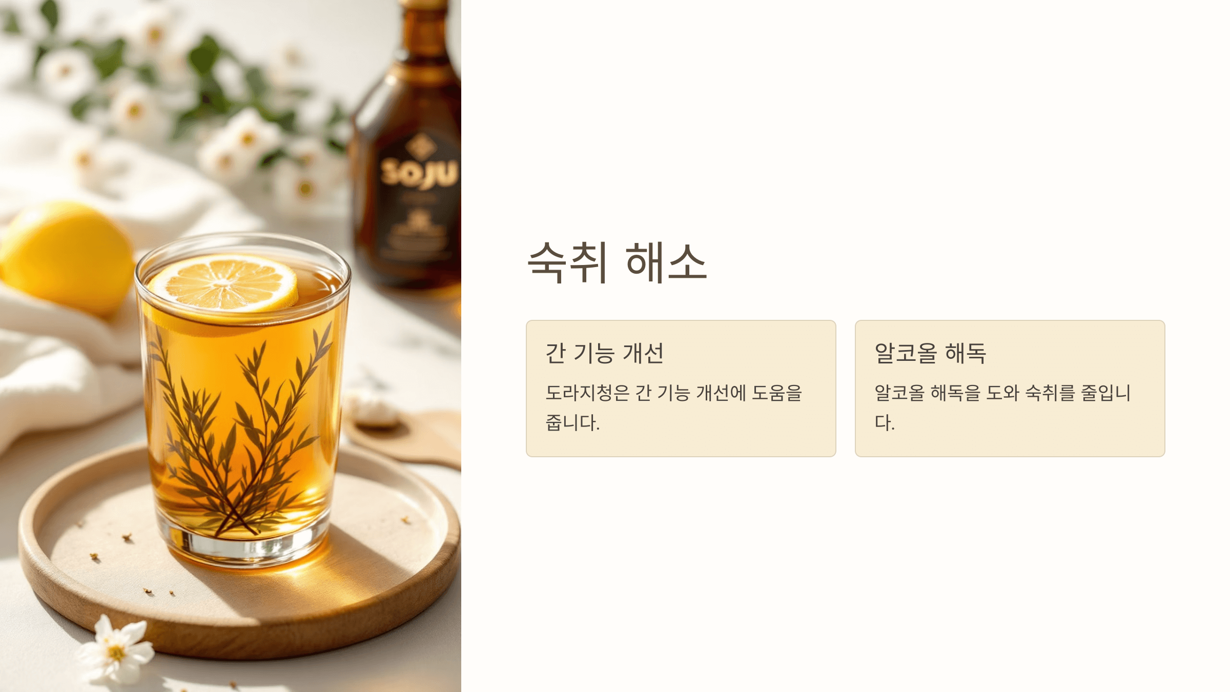 도라지청 사진입니다.