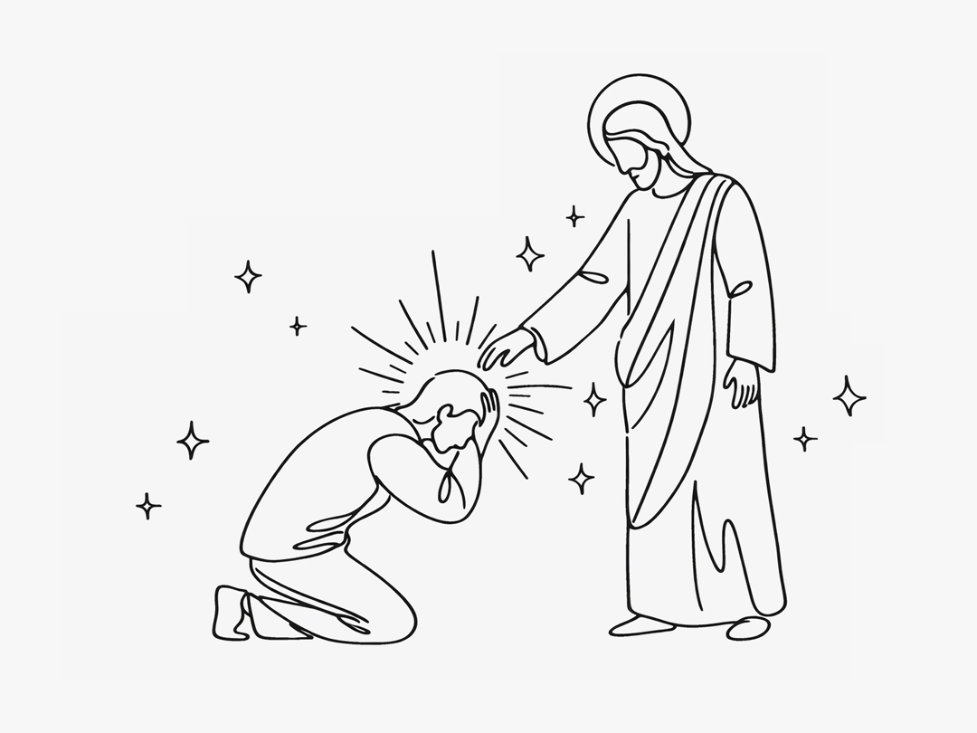 2026년 1월 9일 말씀 카드 성경구절 이미지 ❘ 주님께서는 하고자 하시면 저를 깨끗하게 하실 수 있습니다. (루카 5,12)